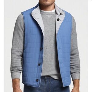 Peter Millar Men’s spring reversible vest in ocean blue size:XXL